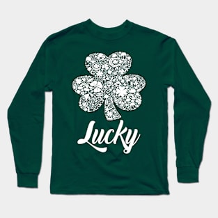 Lucky Irish st Patricks Day Shamroc Long Sleeve T-Shirt